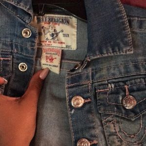 Like new kid girls true religion Jean jacket